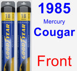 Front Wiper Blade Pack for 1985 Mercury Cougar - Assurance