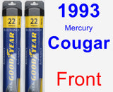 Front Wiper Blade Pack for 1993 Mercury Cougar - Assurance