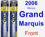 Front Wiper Blade Pack for 2006 Mercury Grand Marquis - Assurance