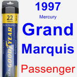 Passenger Wiper Blade for 1997 Mercury Grand Marquis - Assurance