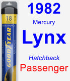 Passenger Wiper Blade for 1982 Mercury Lynx - Assurance