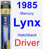 Driver Wiper Blade for 1985 Mercury Lynx - Assurance