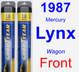 Front Wiper Blade Pack for 1987 Mercury Lynx - Assurance