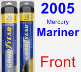 Front Wiper Blade Pack for 2005 Mercury Mariner - Assurance