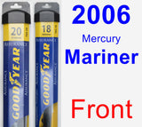 Front Wiper Blade Pack for 2006 Mercury Mariner - Assurance