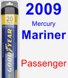 Passenger Wiper Blade for 2009 Mercury Mariner - Assurance
