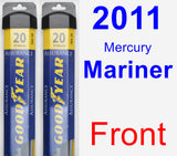 Front Wiper Blade Pack for 2011 Mercury Mariner - Assurance