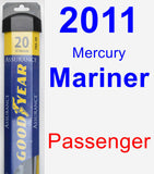 Passenger Wiper Blade for 2011 Mercury Mariner - Assurance