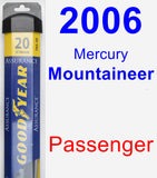 Passenger Wiper Blade for 2006 Mercury Mountaineer - Assurance