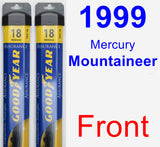 Front Wiper Blade Pack for 1999 Mercury Mountaineer - Assurance