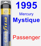 Passenger Wiper Blade for 1995 Mercury Mystique - Assurance