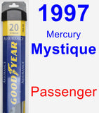 Passenger Wiper Blade for 1997 Mercury Mystique - Assurance