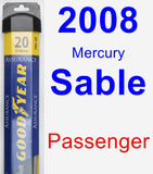 Passenger Wiper Blade for 2008 Mercury Sable - Assurance