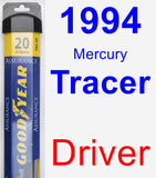 Driver Wiper Blade for 1994 Mercury Tracer - Assurance