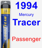 Passenger Wiper Blade for 1994 Mercury Tracer - Assurance