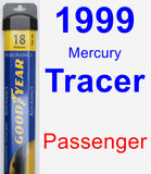 Passenger Wiper Blade for 1999 Mercury Tracer - Assurance