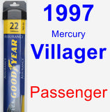 Passenger Wiper Blade for 1997 Mercury Villager - Assurance