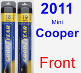 Front Wiper Blade Pack for 2011 Mini Cooper - Assurance