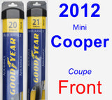 Front Wiper Blade Pack for 2012 Mini Cooper - Assurance