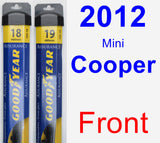 Front Wiper Blade Pack for 2012 Mini Cooper - Assurance