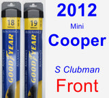 Front Wiper Blade Pack for 2012 Mini Cooper - Assurance