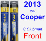 Front Wiper Blade Pack for 2013 Mini Cooper - Assurance