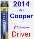 Driver Wiper Blade for 2014 Mini Cooper - Assurance