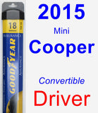 Driver Wiper Blade for 2015 Mini Cooper - Assurance