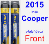 Front Wiper Blade Pack for 2015 Mini Cooper - Assurance