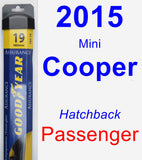 Passenger Wiper Blade for 2015 Mini Cooper - Assurance