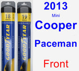 Front Wiper Blade Pack for 2013 Mini Cooper Paceman - Assurance