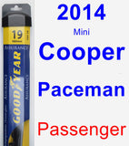 Passenger Wiper Blade for 2014 Mini Cooper Paceman - Assurance