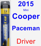 Driver Wiper Blade for 2015 Mini Cooper Paceman - Assurance