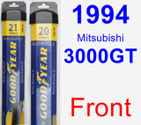 Front Wiper Blade Pack for 1994 Mitsubishi 3000GT - Assurance