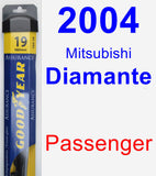 Passenger Wiper Blade for 2004 Mitsubishi Diamante - Assurance