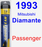 Passenger Wiper Blade for 1993 Mitsubishi Diamante - Assurance