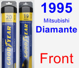 Front Wiper Blade Pack for 1995 Mitsubishi Diamante - Assurance