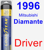 Driver Wiper Blade for 1996 Mitsubishi Diamante - Assurance