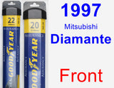 Front Wiper Blade Pack for 1997 Mitsubishi Diamante - Assurance