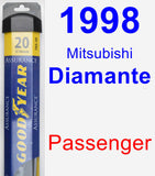 Passenger Wiper Blade for 1998 Mitsubishi Diamante - Assurance