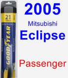 Passenger Wiper Blade for 2005 Mitsubishi Eclipse - Assurance
