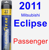 Passenger Wiper Blade for 2011 Mitsubishi Eclipse - Assurance