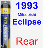 Rear Wiper Blade for 1993 Mitsubishi Eclipse - Assurance