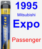 Passenger Wiper Blade for 1995 Mitsubishi Expo - Assurance