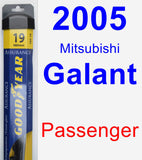 Passenger Wiper Blade for 2005 Mitsubishi Galant - Assurance