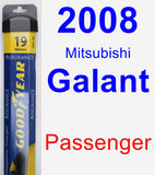 Passenger Wiper Blade for 2008 Mitsubishi Galant - Assurance