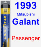 Passenger Wiper Blade for 1993 Mitsubishi Galant - Assurance