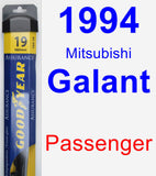 Passenger Wiper Blade for 1994 Mitsubishi Galant - Assurance