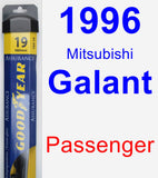 Passenger Wiper Blade for 1996 Mitsubishi Galant - Assurance