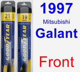 Front Wiper Blade Pack for 1997 Mitsubishi Galant - Assurance